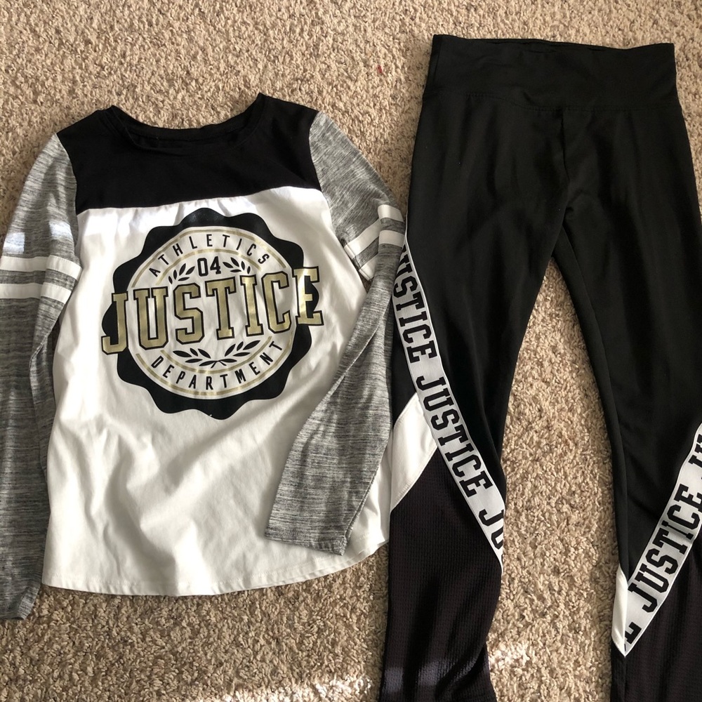 Justice girls outfit 14/16